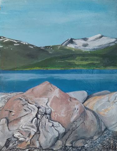 Original Contemporary Landscape Painting by Siri Skogstad Berntsen