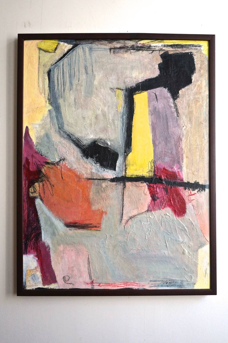 Original Abstract Expressionism Abstract Painting by Siri Skogstad Berntsen