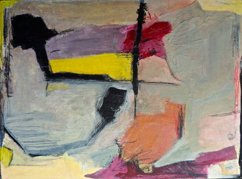 Original Abstract Expressionism Abstract Painting by Siri Skogstad Berntsen