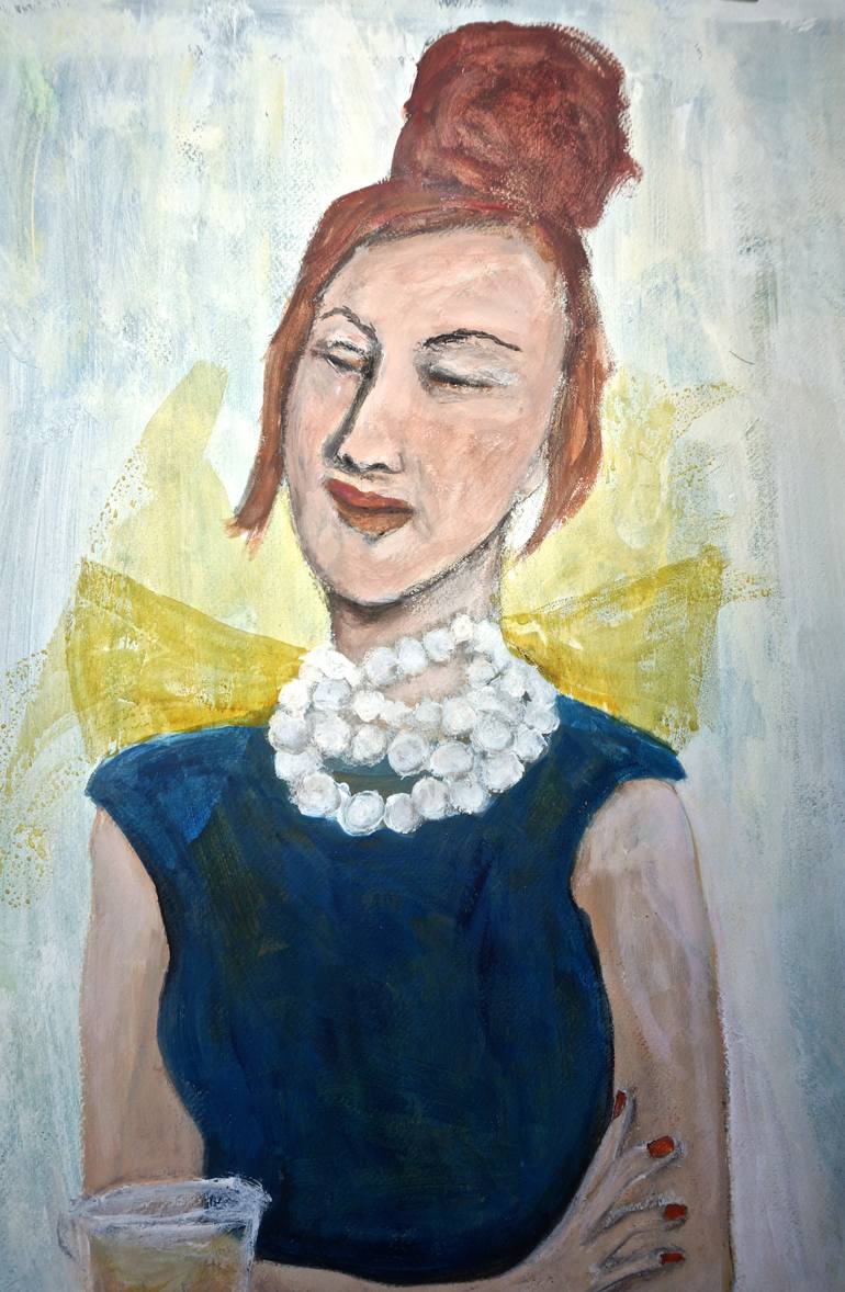 Original Figurative People Painting by Siri Skogstad Berntsen