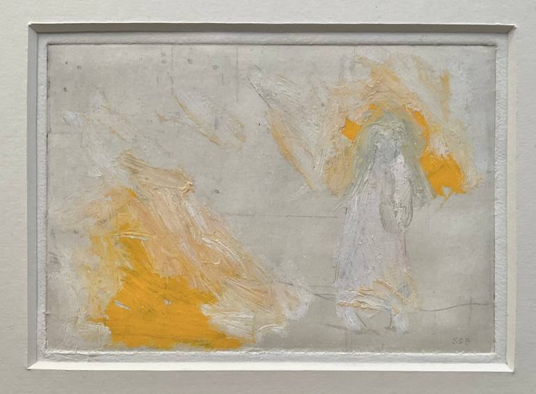 Original Abstract Expressionism People Painting by Siri Skogstad Berntsen
