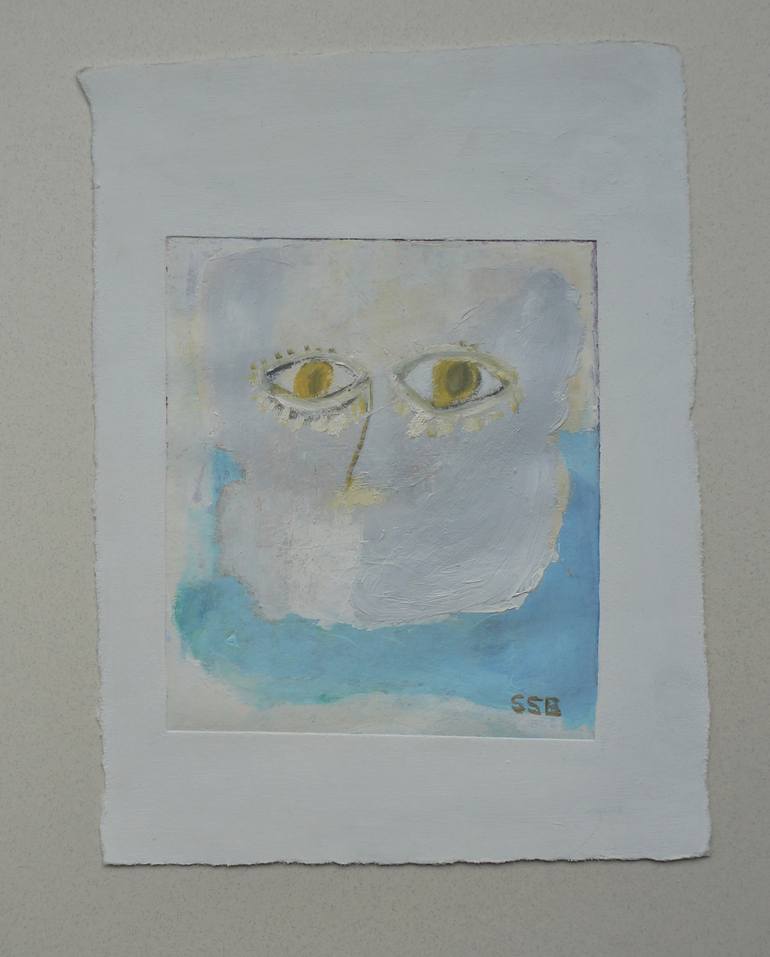 Original Abstract Expressionism People Painting by Siri Skogstad Berntsen