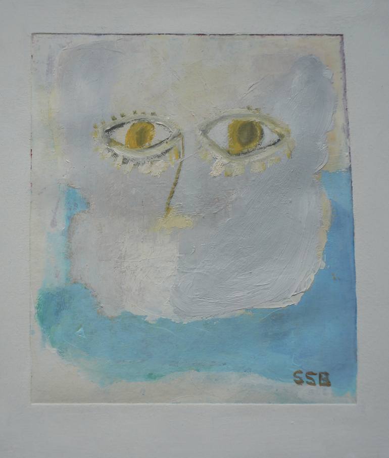 Original Abstract Expressionism People Painting by Siri Skogstad Berntsen