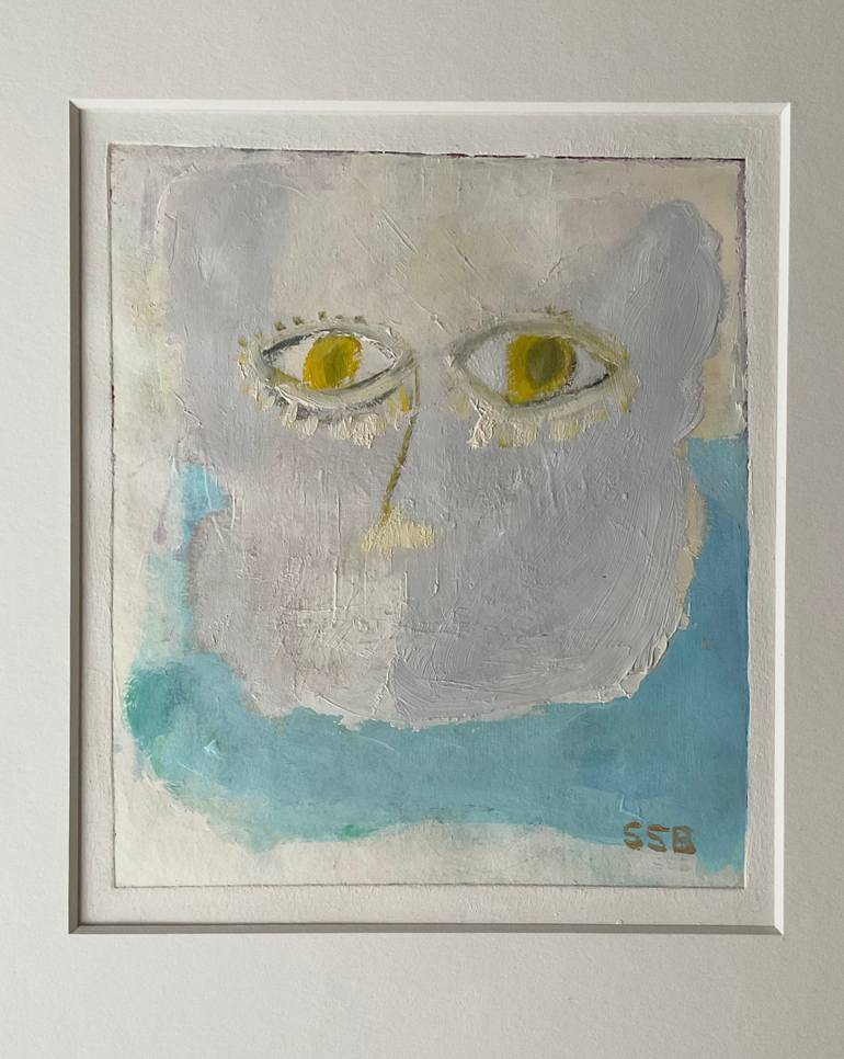 Original Abstract Expressionism People Painting by Siri Skogstad Berntsen