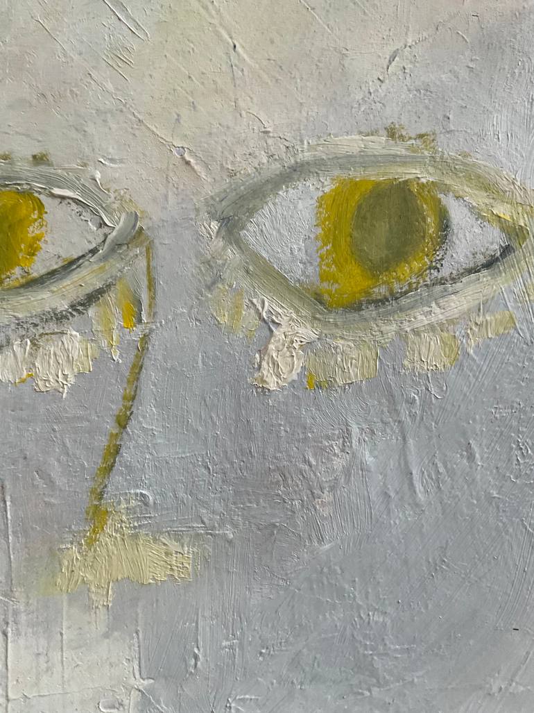 Original Abstract Expressionism People Painting by Siri Skogstad Berntsen