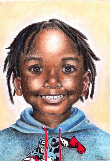 Original Portraiture Portrait Drawings by Monica Olukayode