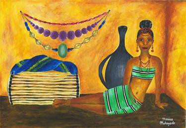 Original World Culture Paintings by Monica Olukayode