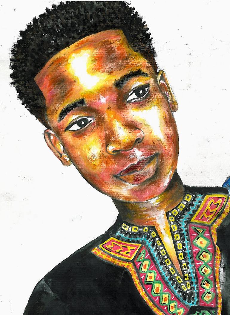 Original Other People Painting by Monica Olukayode