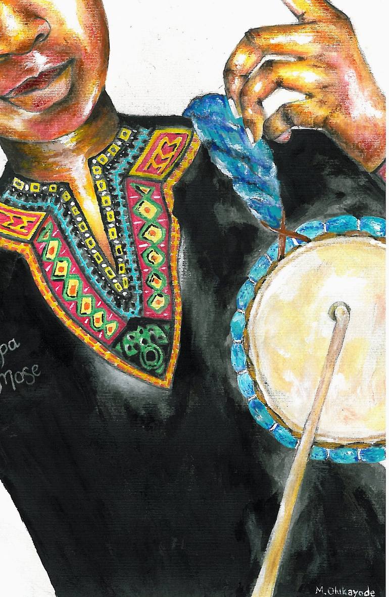 Original Other People Painting by Monica Olukayode