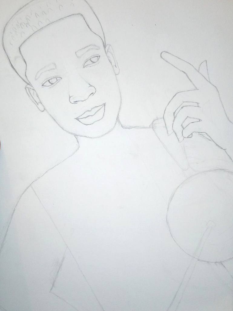 Original Other People Painting by Monica Olukayode