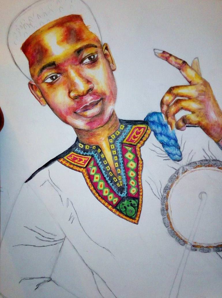 Original Other People Painting by Monica Olukayode
