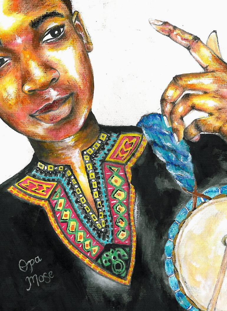Original Other People Painting by Monica Olukayode