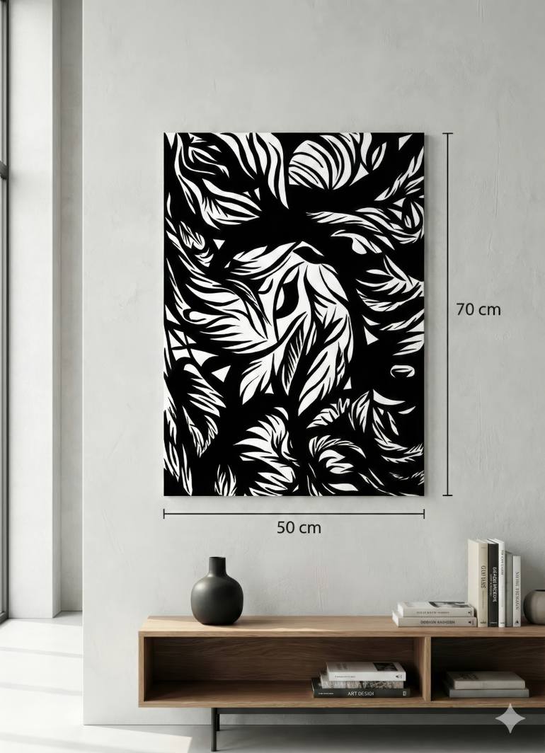 Original Art Deco Abstract Painting by Olha Popik