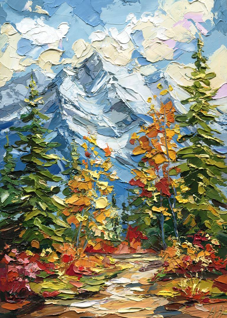 Original  Painting by hanna hryharenka