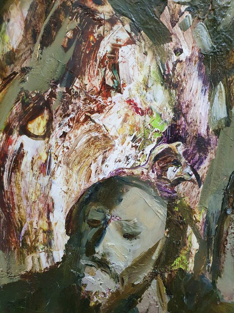 Original Contemporary People Painting by Ali Shamsi