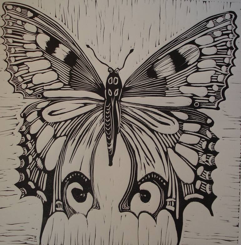 Butterfly Printmaking by Heather Morrison | Saatchi Art