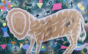 Original Contemporary Animal Paintings by Sanjay kumar mochi