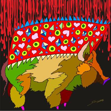 Original Digital Art Animal Digital by Sanjay Kumar Mochi
