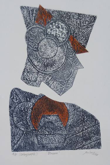 Original Figurative Abstract Printmaking by Sanjay kumar mochi