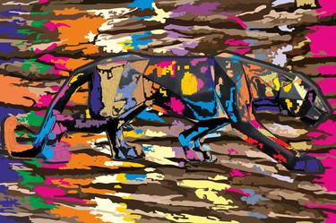 Original Abstract Expressionism Animal Digital by Sanjay kumar mochi