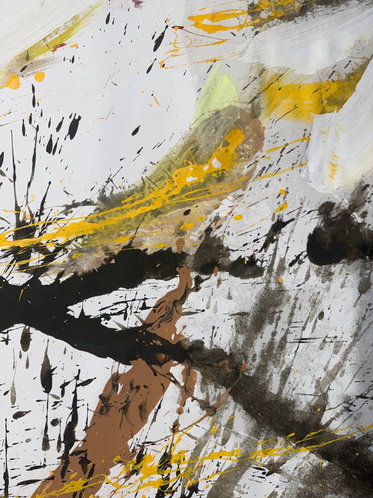 Original Abstract Expressionism Abstract Painting by Paolo Kozma