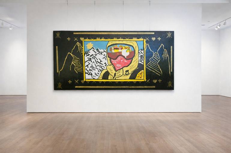 Original Pop CultureCelebrity Painting by Robert Woyth  Pop Art Art on Wood  ABSTIEG