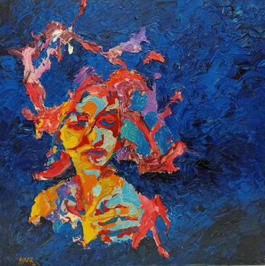 Original Impressionism Women Paintings by Hossam Dirar