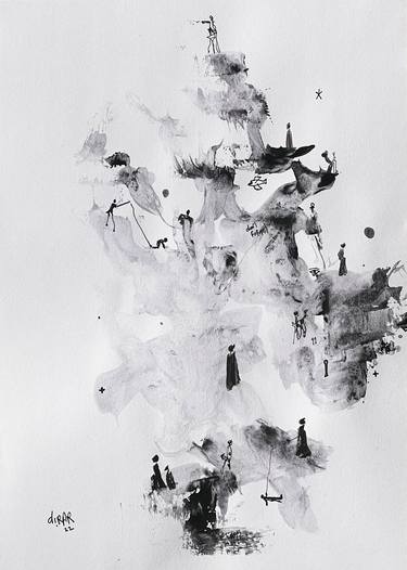 Original Abstract Drawings by Hossam Dirar