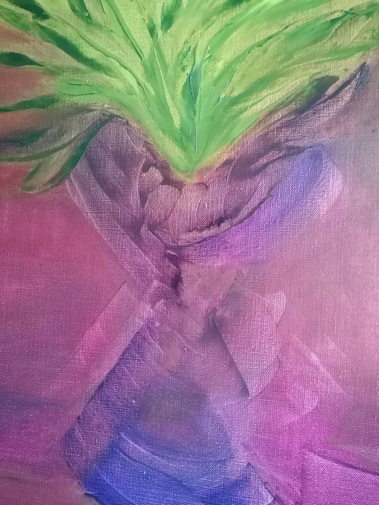 Original Abstract Floral Painting by Dan Zyzniewski