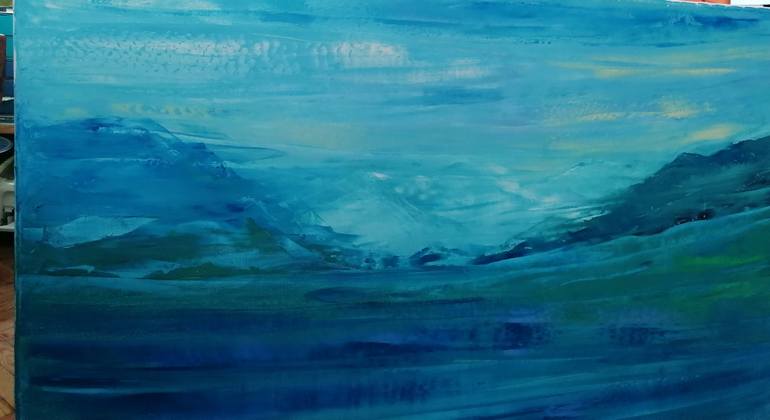 Original Abstract Nature Painting by Dan Zyzniewski