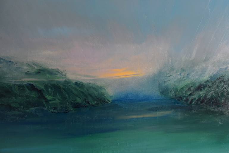 Original Abstract Nature Painting by Dan Zyzniewski