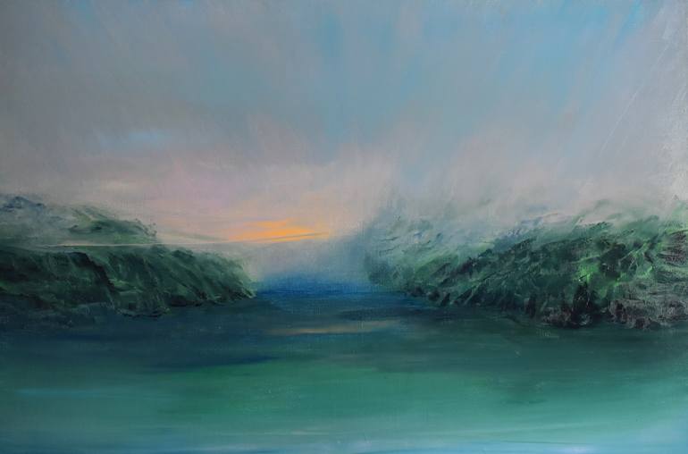 Original Abstract Nature Painting by Dan Zyzniewski