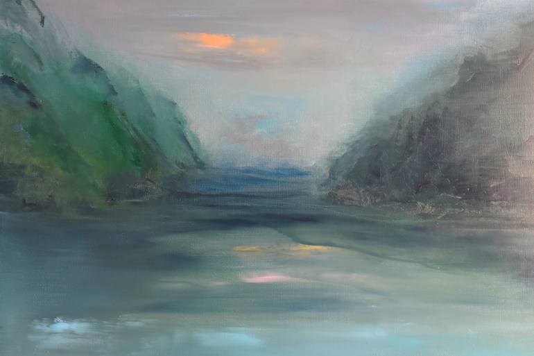 Original Abstract Nature Painting by Dan Zyzniewski
