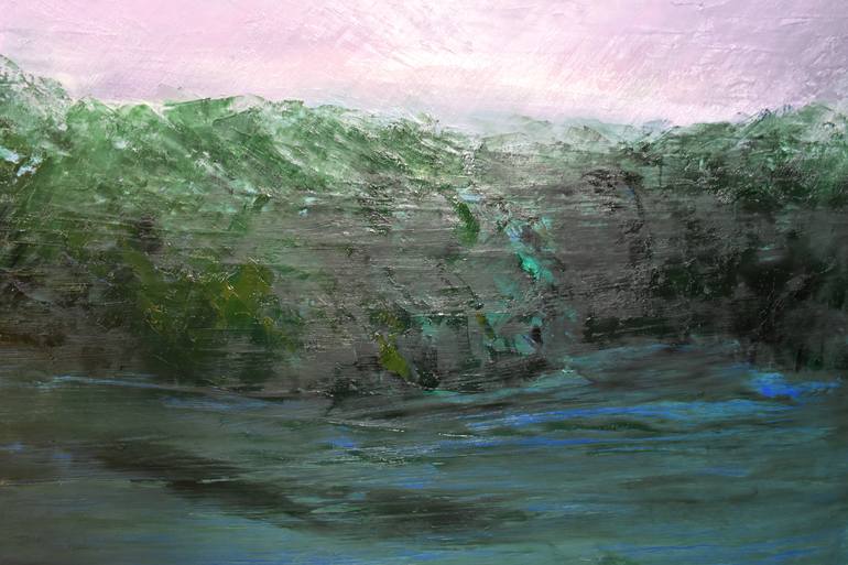 Original Abstract Expressionism Nature Painting by Dan Zyzniewski