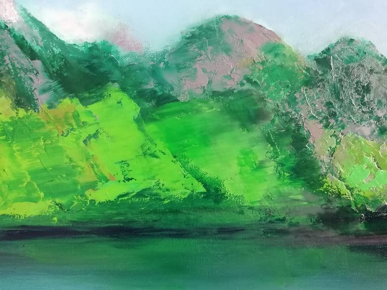 Original Abstract Nature Painting by Dan Zyzniewski
