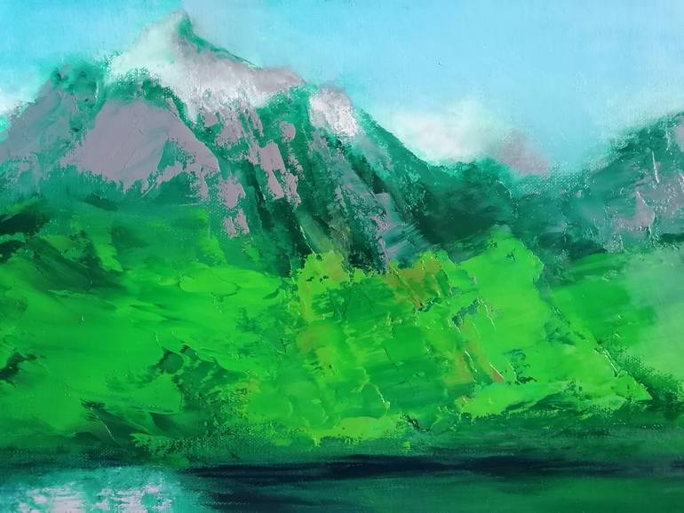 Original Abstract Nature Painting by Dan Zyzniewski