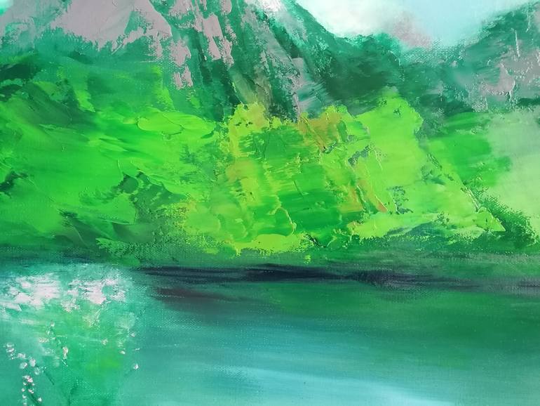 Original Abstract Nature Painting by Dan Zyzniewski