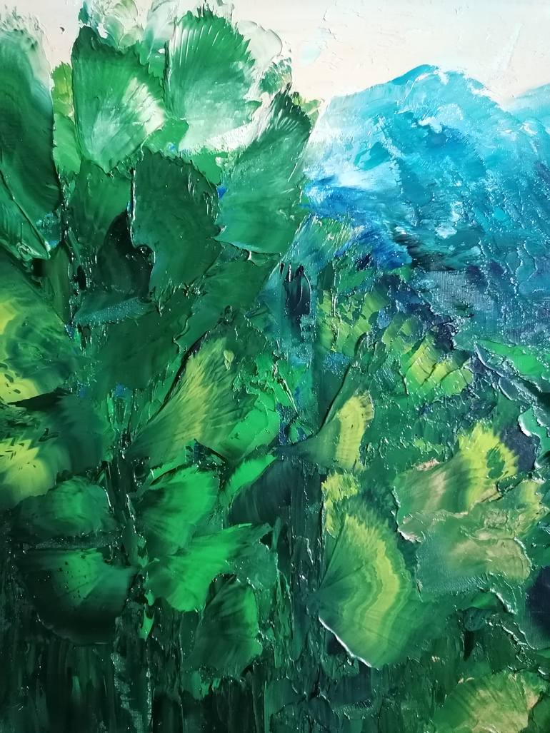 Original Abstract Nature Painting by Dan Zyzniewski