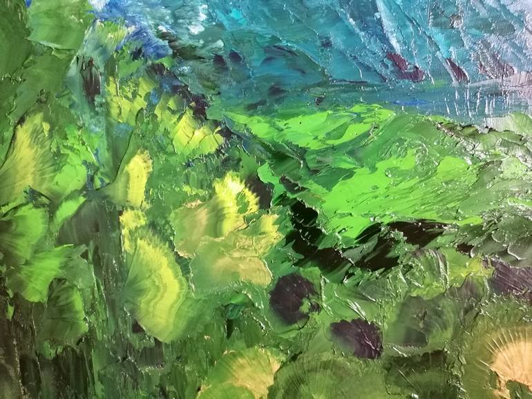 Original Abstract Nature Painting by Dan Zyzniewski