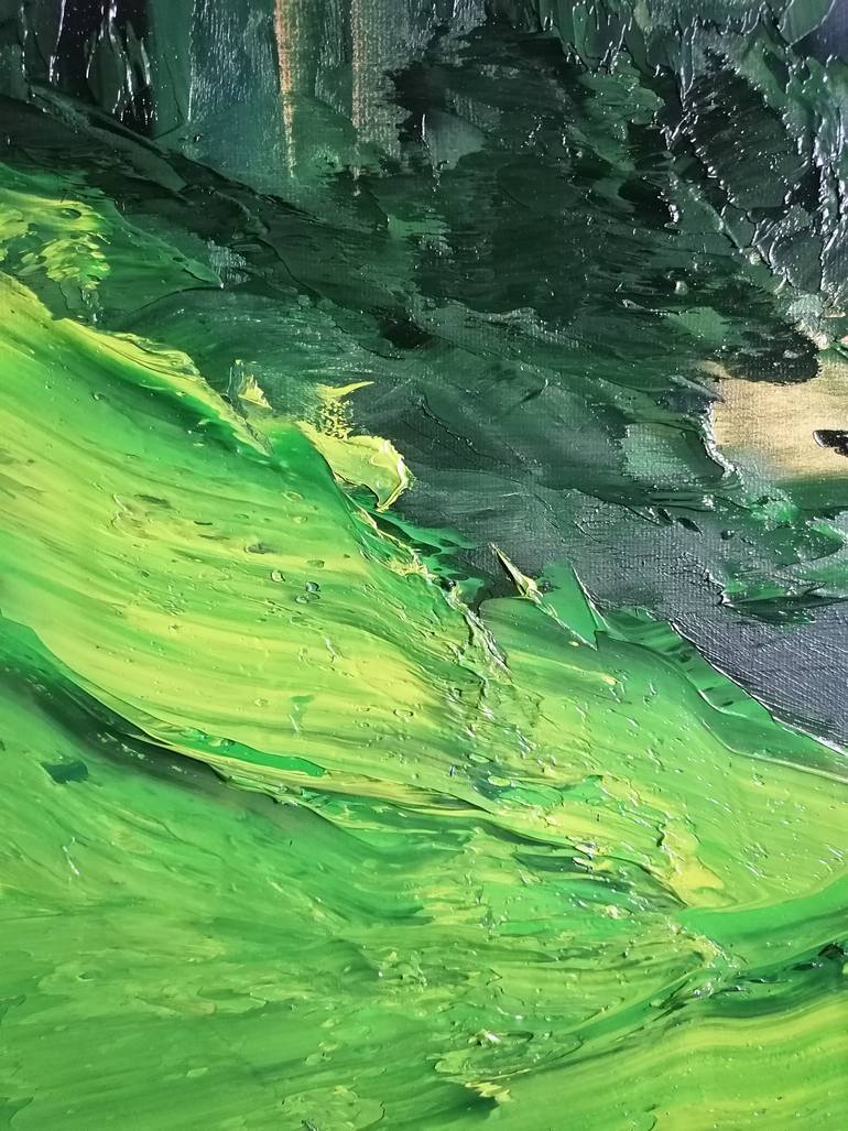 Original Abstract Nature Painting by Dan Zyzniewski