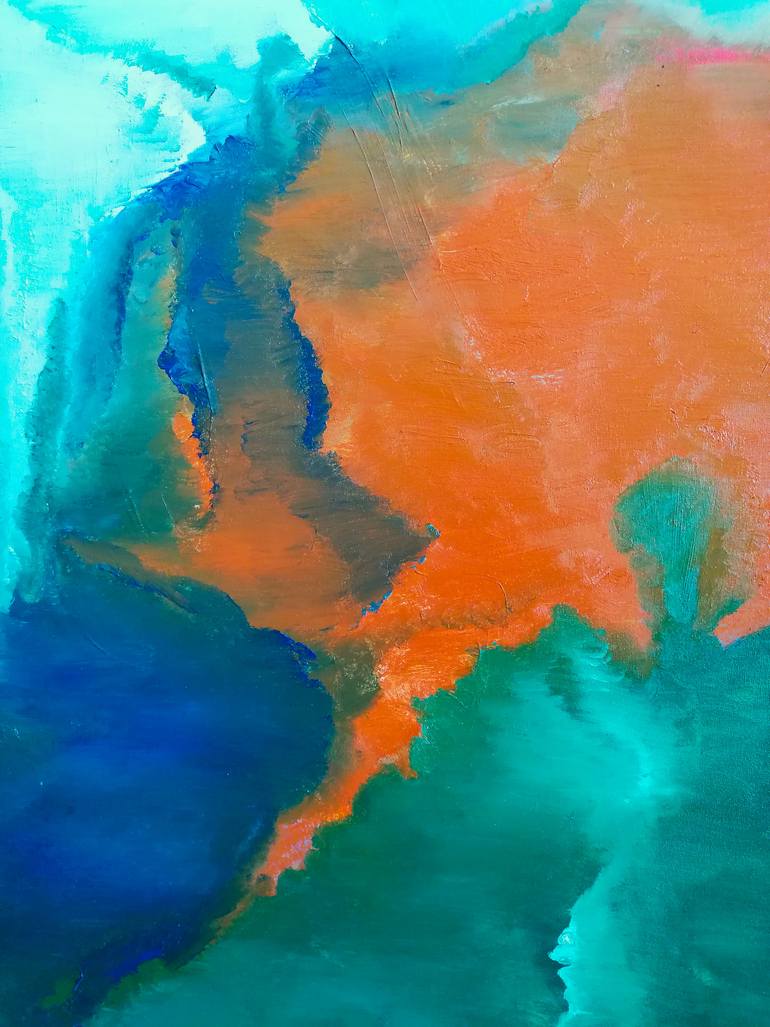 Original Abstract Expressionism Abstract Painting by Dan Zyzniewski