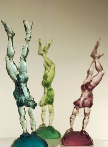 Original Abstract Sculpture by Carmen Dardalla