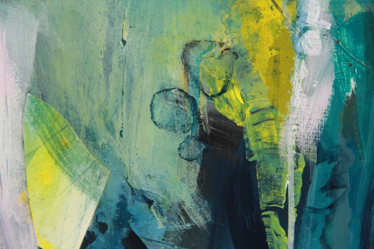 Original Abstract Expressionism Abstract Mixed Media by Stefania Boiano