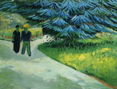 A Walk in The Park after Van Gogh thumb