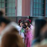 Girls in Pink Bows at Shrine on Valentine's Day - Limited Edition of 100 by Kendall Waldman
