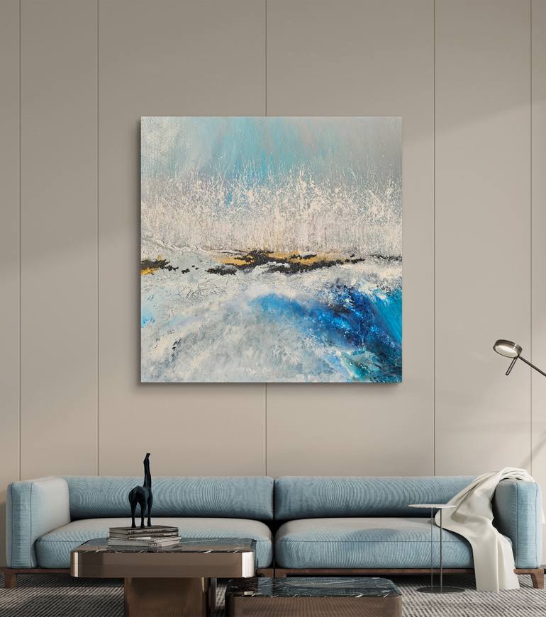 Original Abstract Painting by Irmina Sereikiene