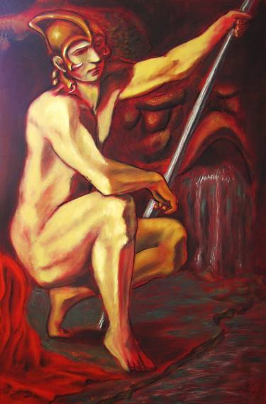 Original Classical mythology Paintings by antonio mele