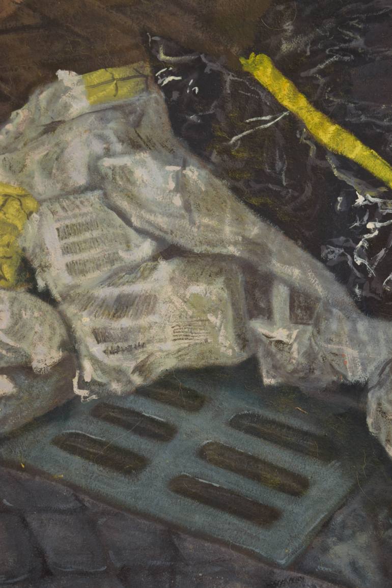 Original Surrealism Politics Painting by Antonio Mele