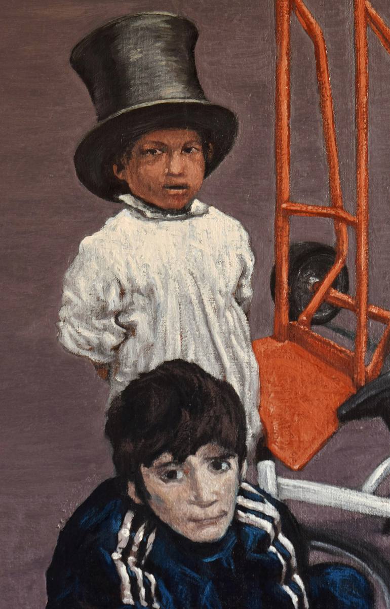 Original Children Painting by antonio mele