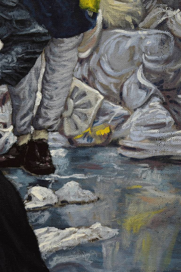 Original Figurative Men Painting by Antonio Mele